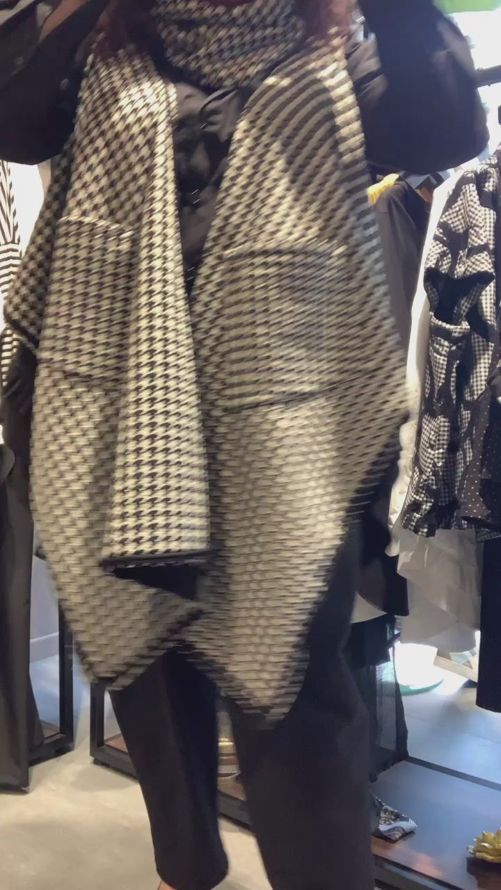 Gilet donna piede de poule
