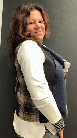 Gilet d patchwork