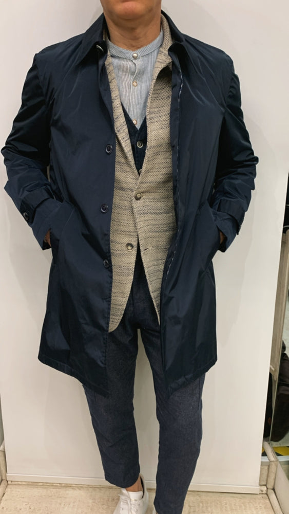 TRENCH IMPERMEABILE U MIRTILLO