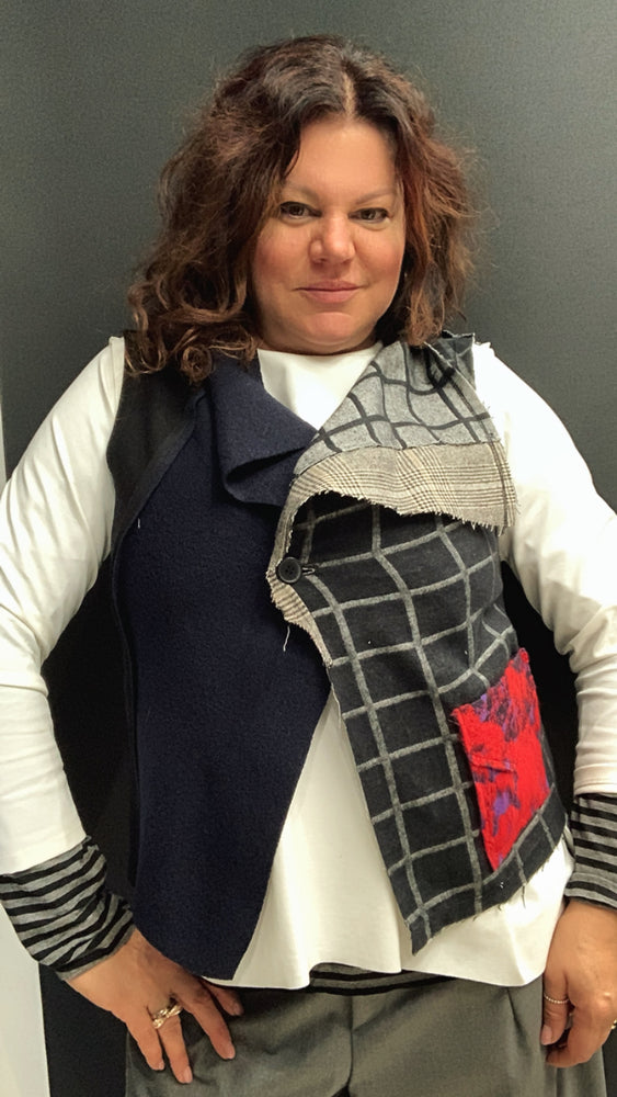 Gilet d patchwork
